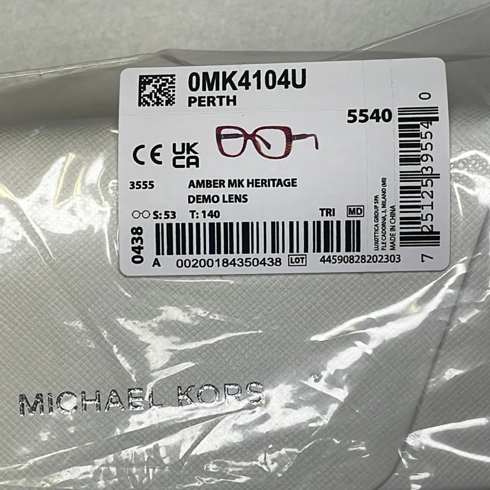 NWT Michael Kors Logo Glasses